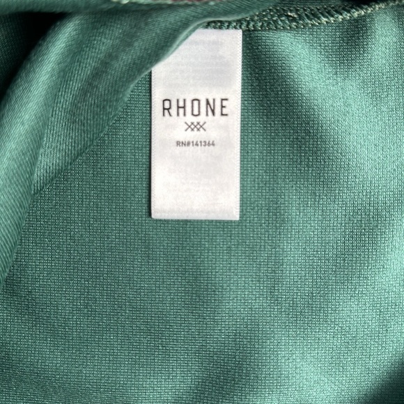 Rhone Commuter 1/4 Zip Pullover Trekking Green Loden Frost Men's NWT - Picture 8 of 9